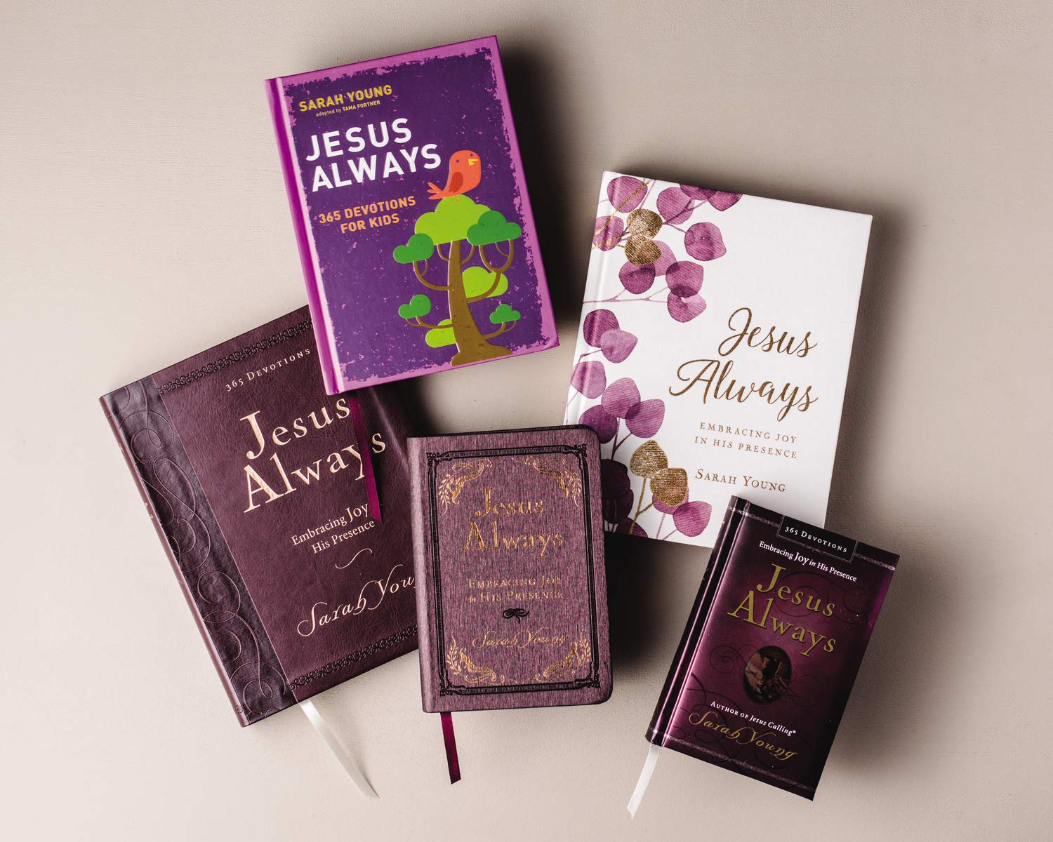 Jesus Always, Padded Hardcover, with Scripture References: Embracing Joy in His Presence (A 365-Day Devotional) used book depot