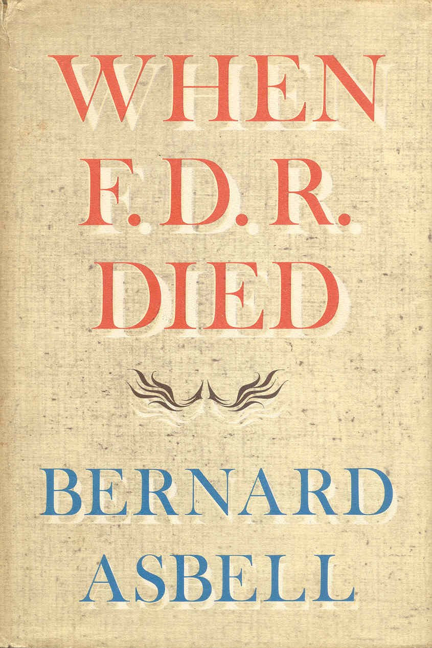 When F.D.R. died used book depot