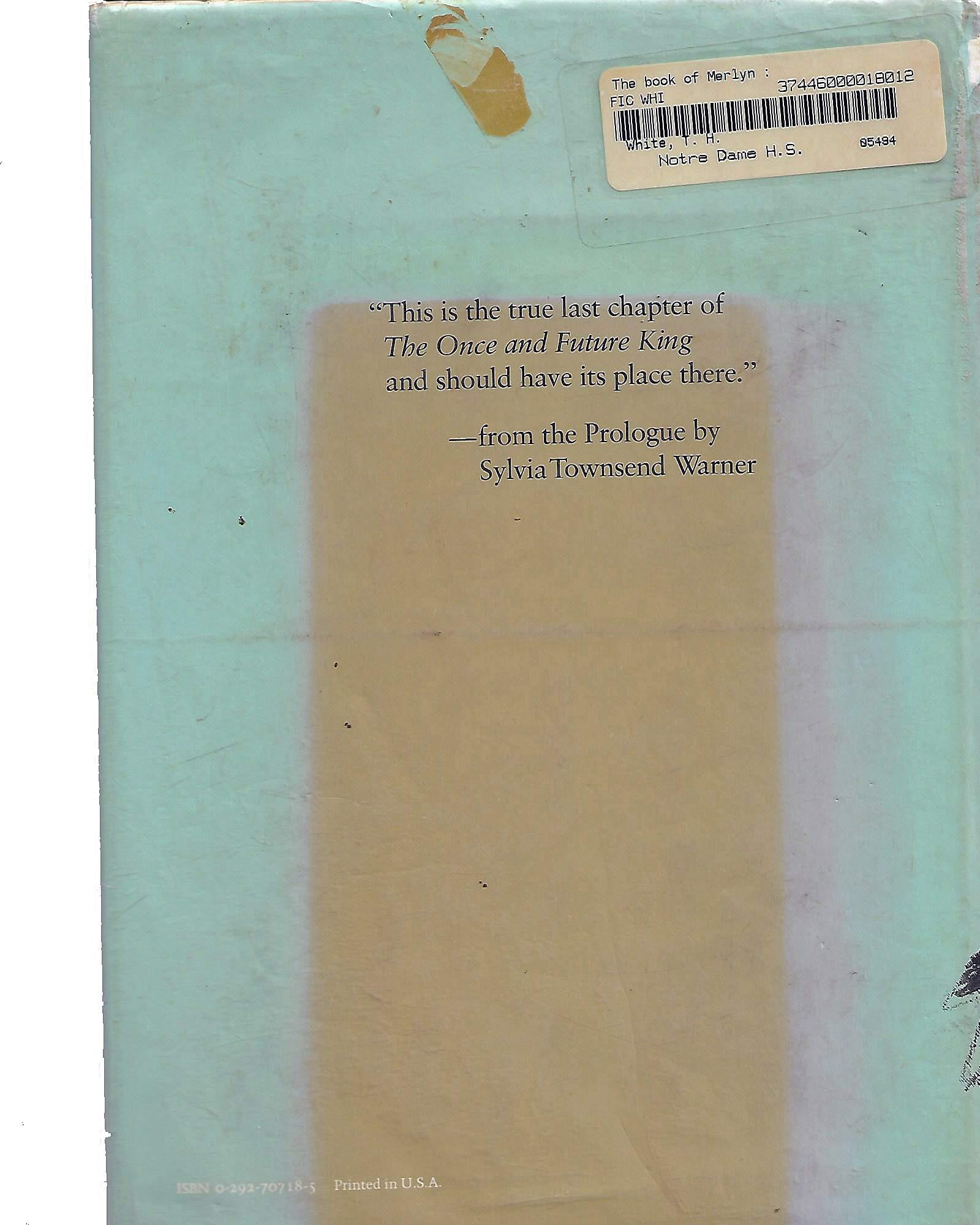 The Book of Merlyn: The Unpublished Conclusion to the Once and Future King used book depot