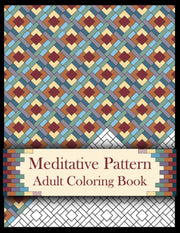 Meditative Pattern Adult Coloring Book used book depot