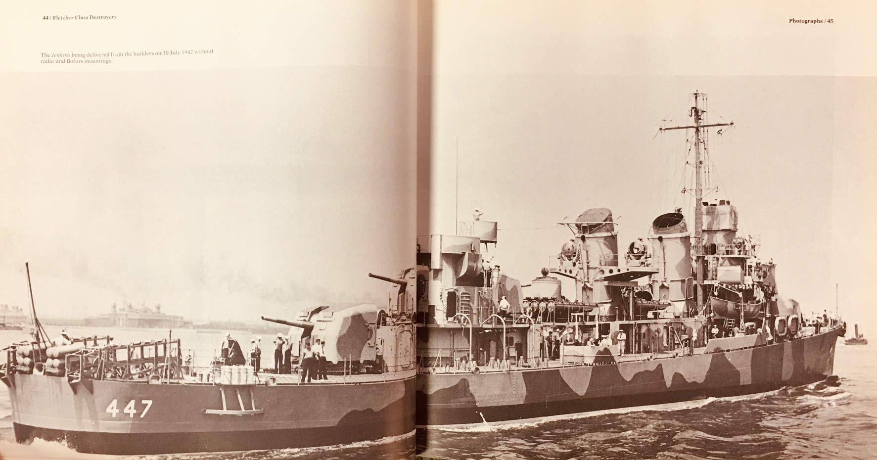 Fletcher Class Destroyers used book depot