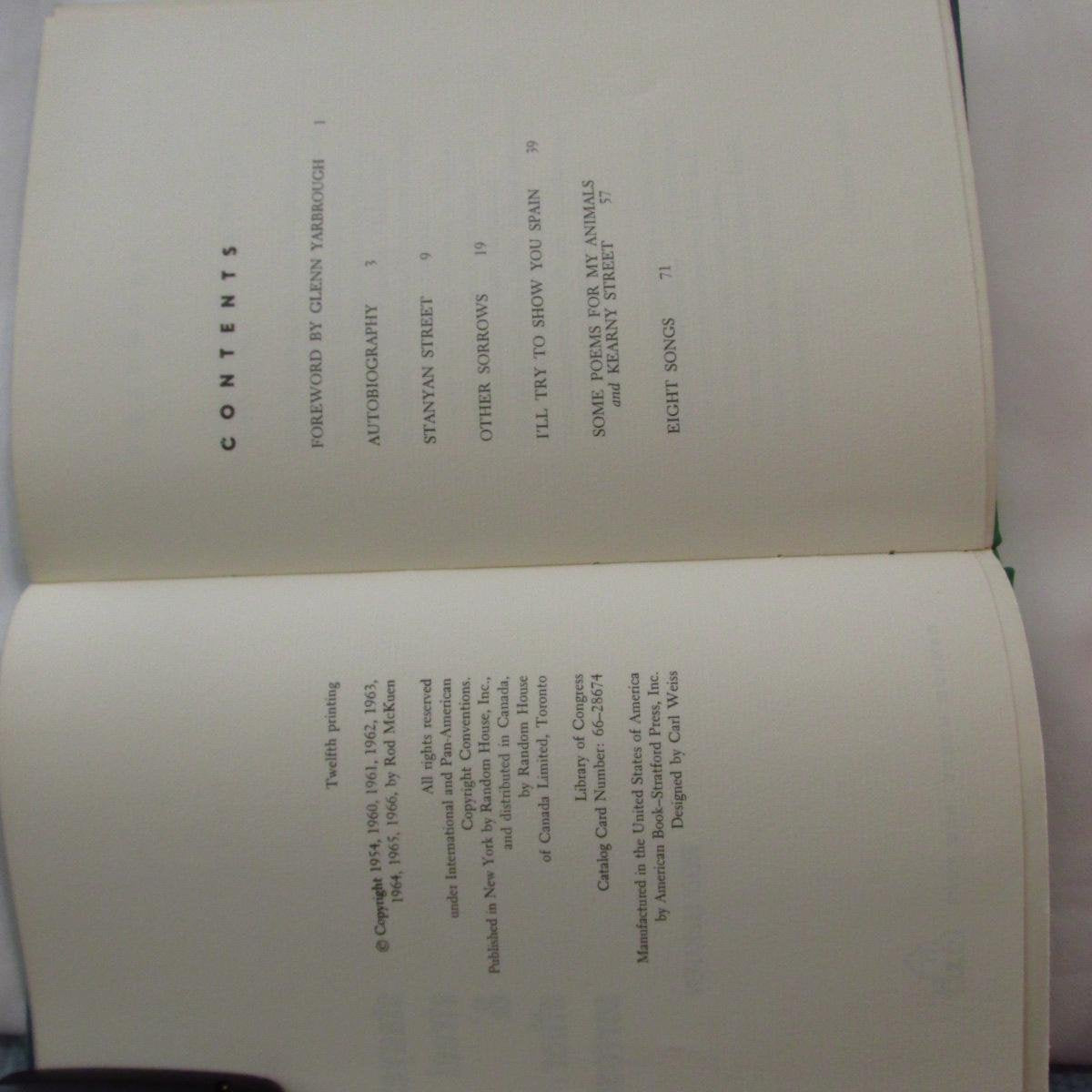 Stanyan Street and Other Sorrows: Poems used book depot