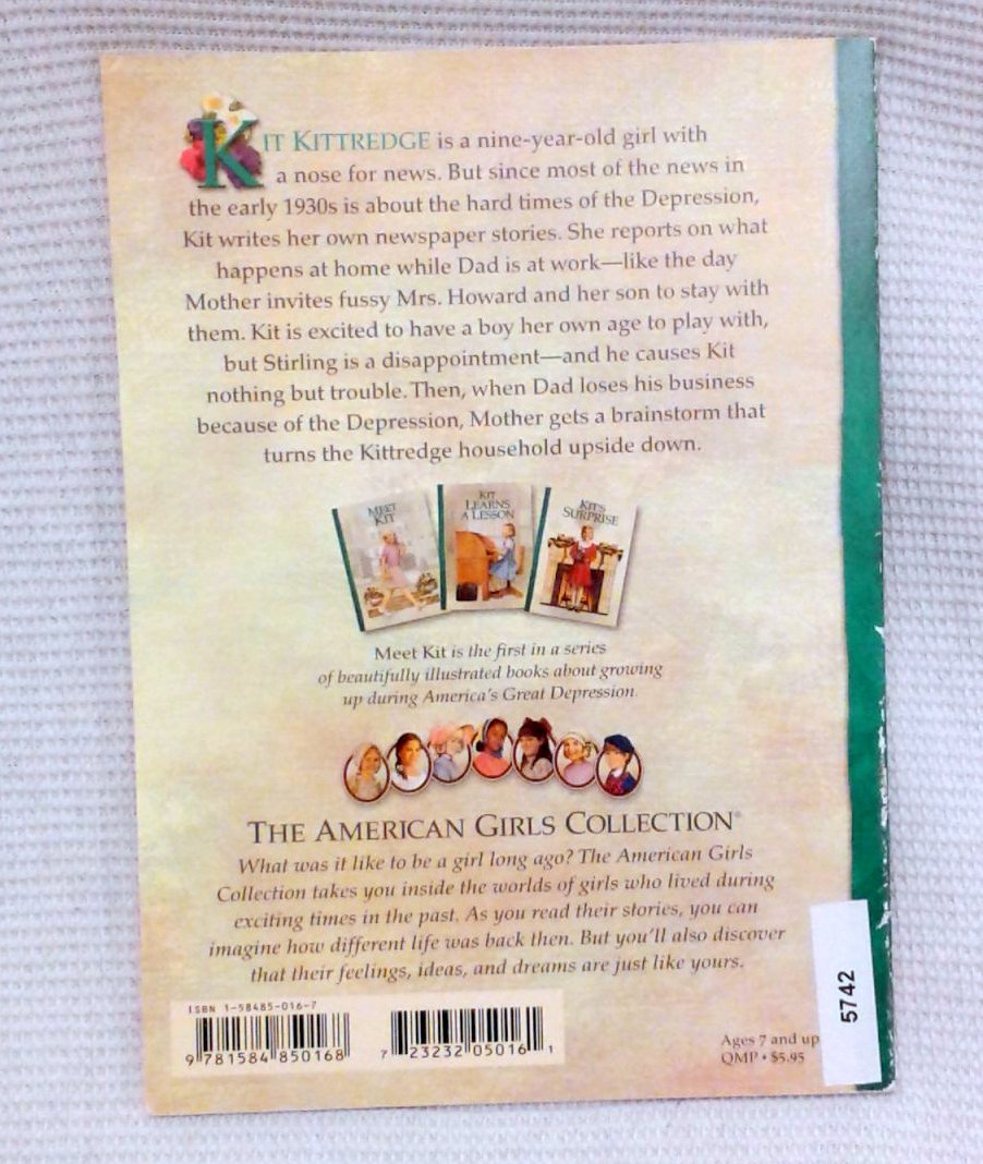Meet Kit: An American Girl 1934 (The American Girls Collection, Book 1) used book depot