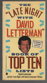 The Late Night with David Letterman Book of Top Ten Lists used book depot