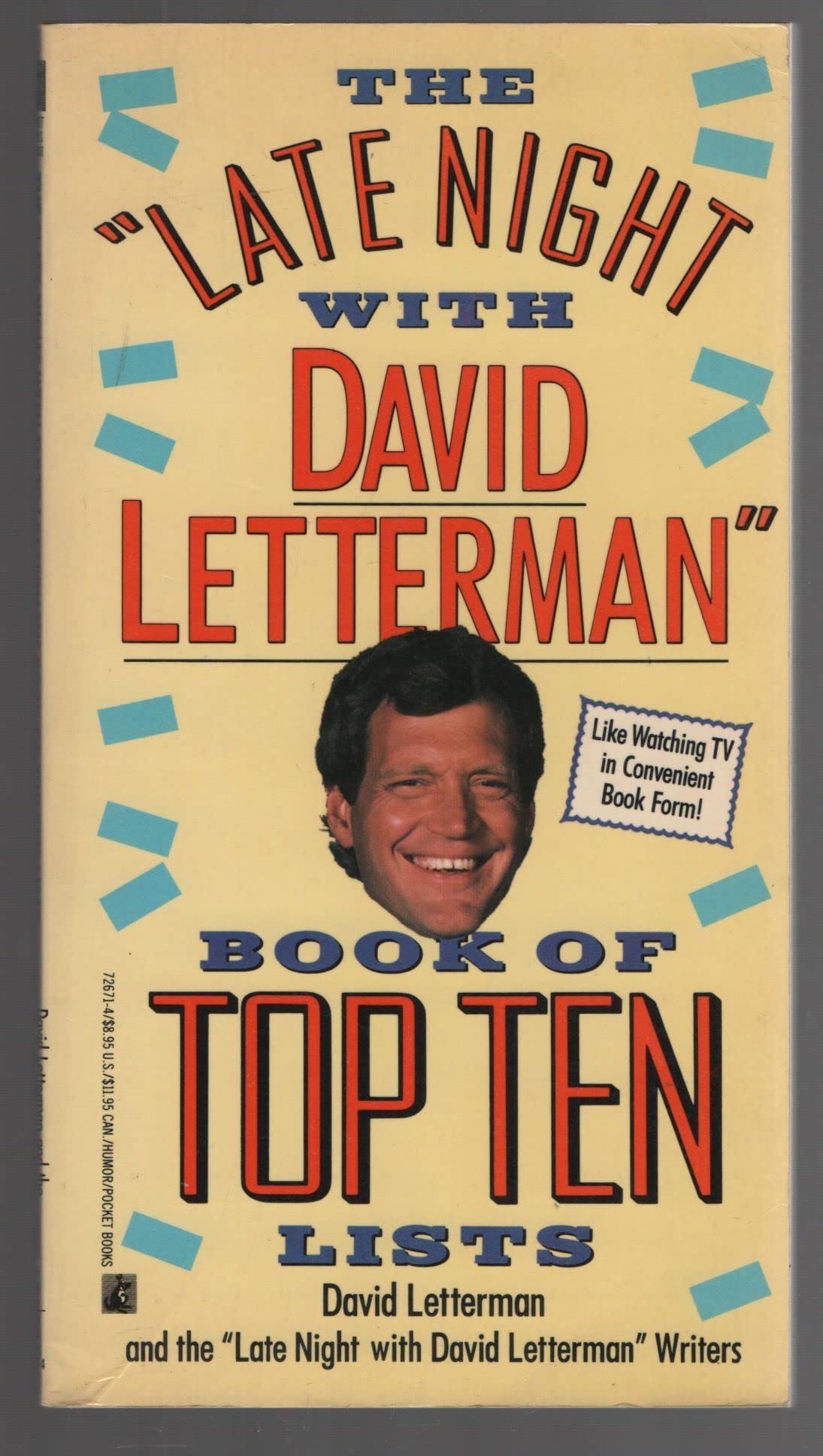 The Late Night with David Letterman Book of Top Ten Lists used book depot