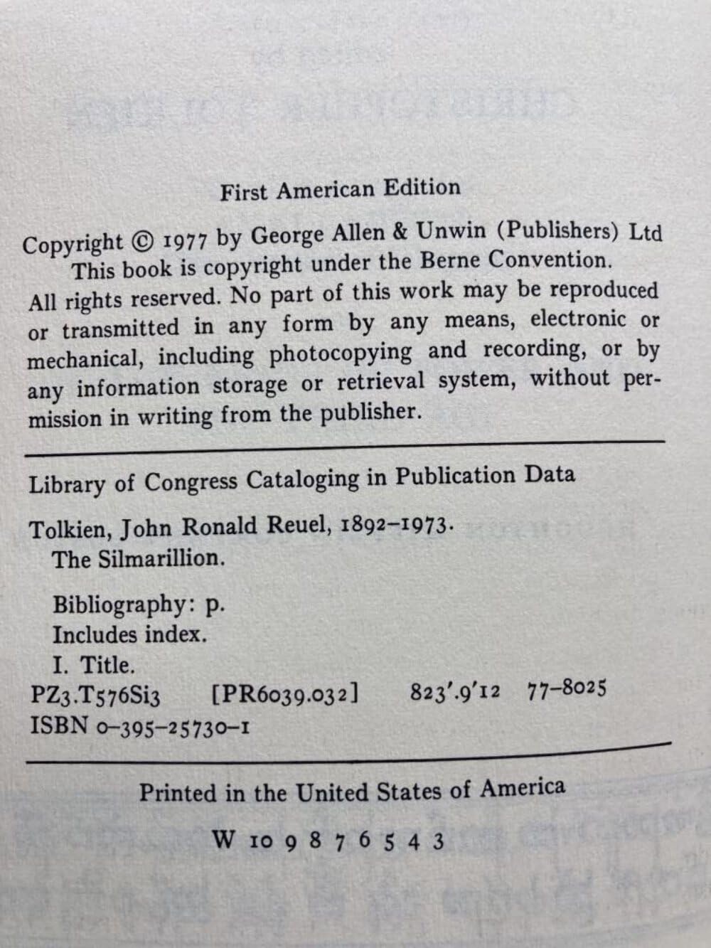 The Silmarillion used book depot