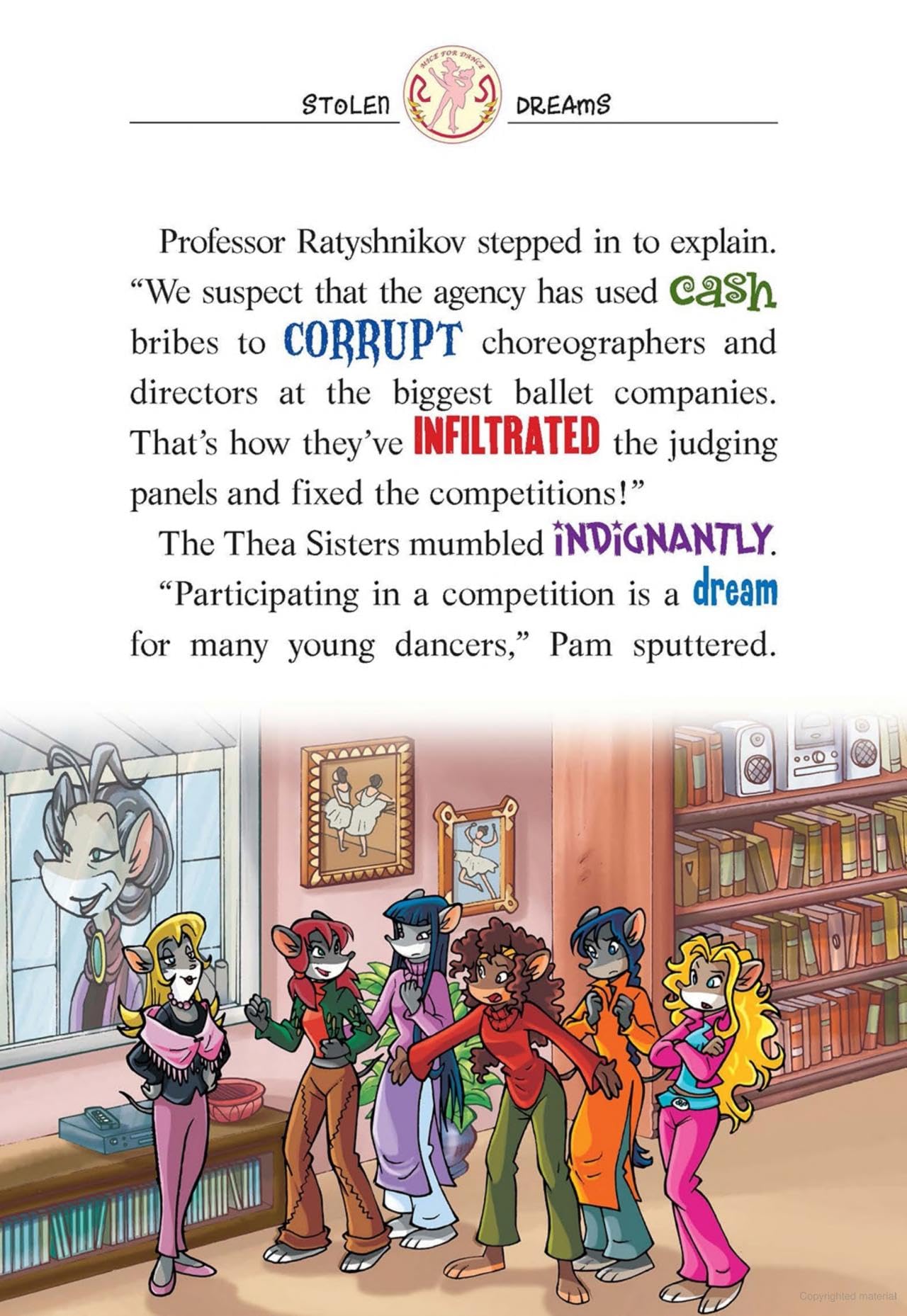 Thea Stilton and the Dancing Shadows (Thea Stilton #14): A Geronimo Stilton Adventure used book depot