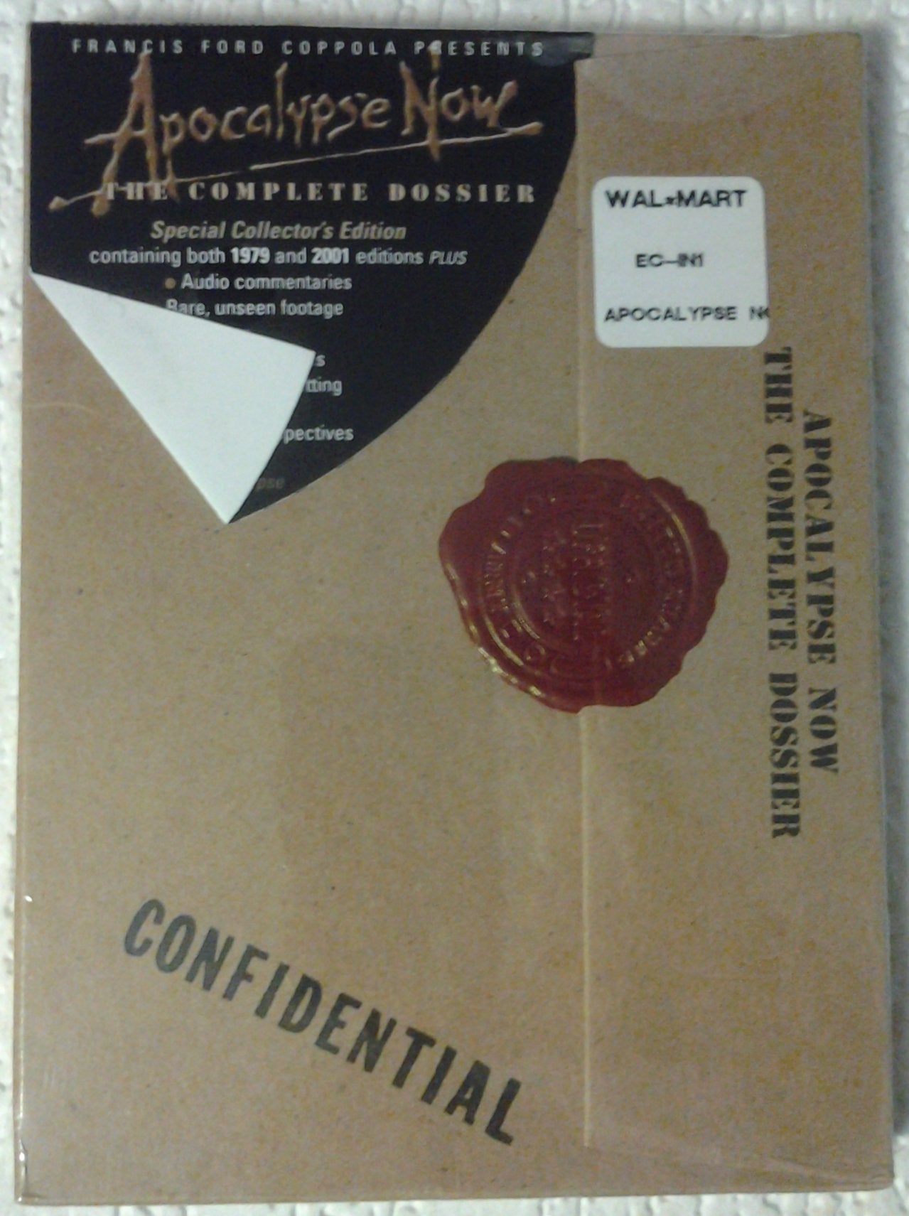 Apocalypse Now: The Complete Dossier (Apocalypse Now / Apocalypse Now Redux) [DVD] used book depot