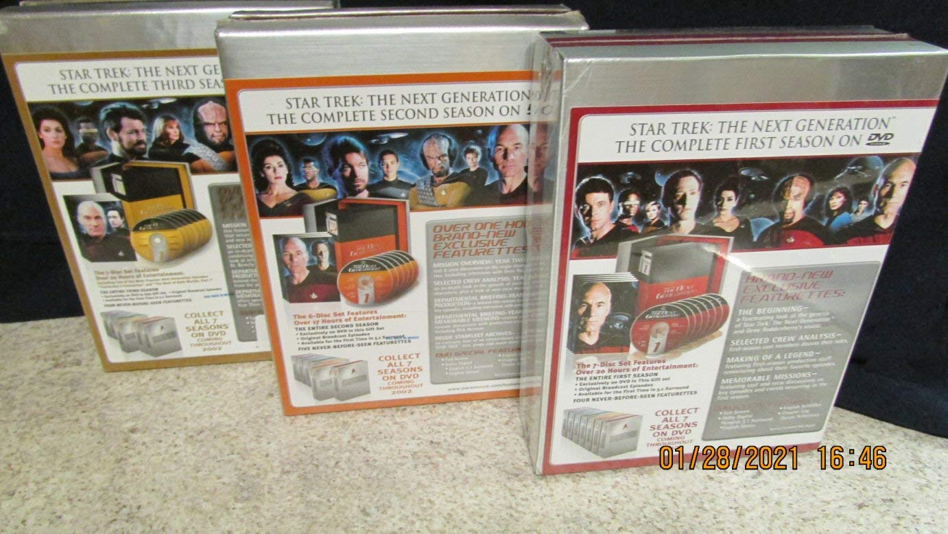 Star Trek The Next Generation - The Complete Seasons 1-7 used book depot
