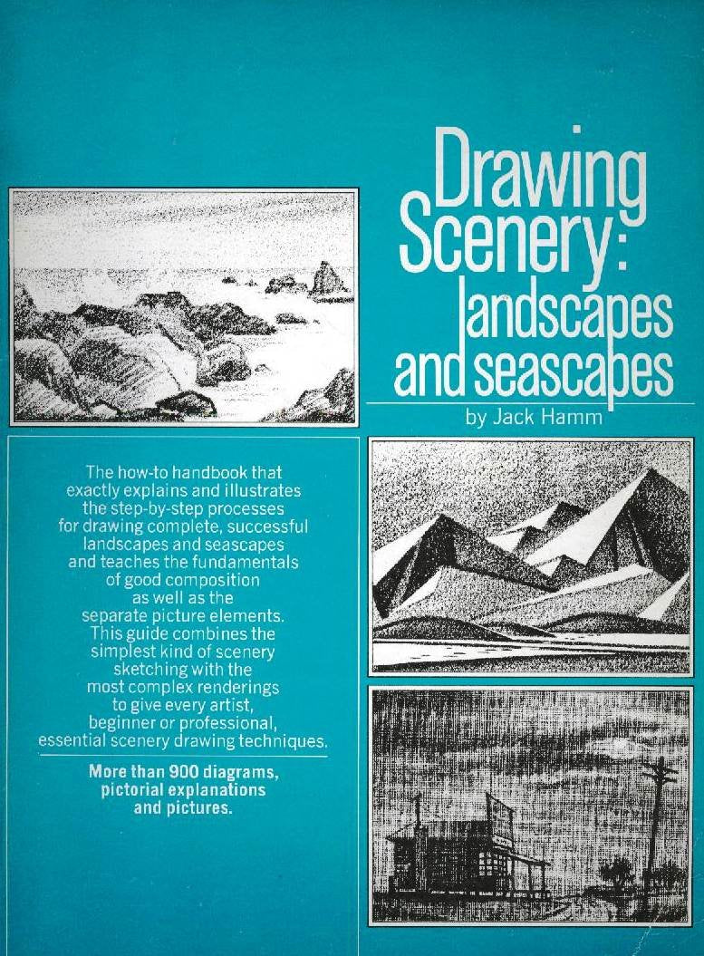 Drawing Scenery: Landscapes and Seascapes used book depot