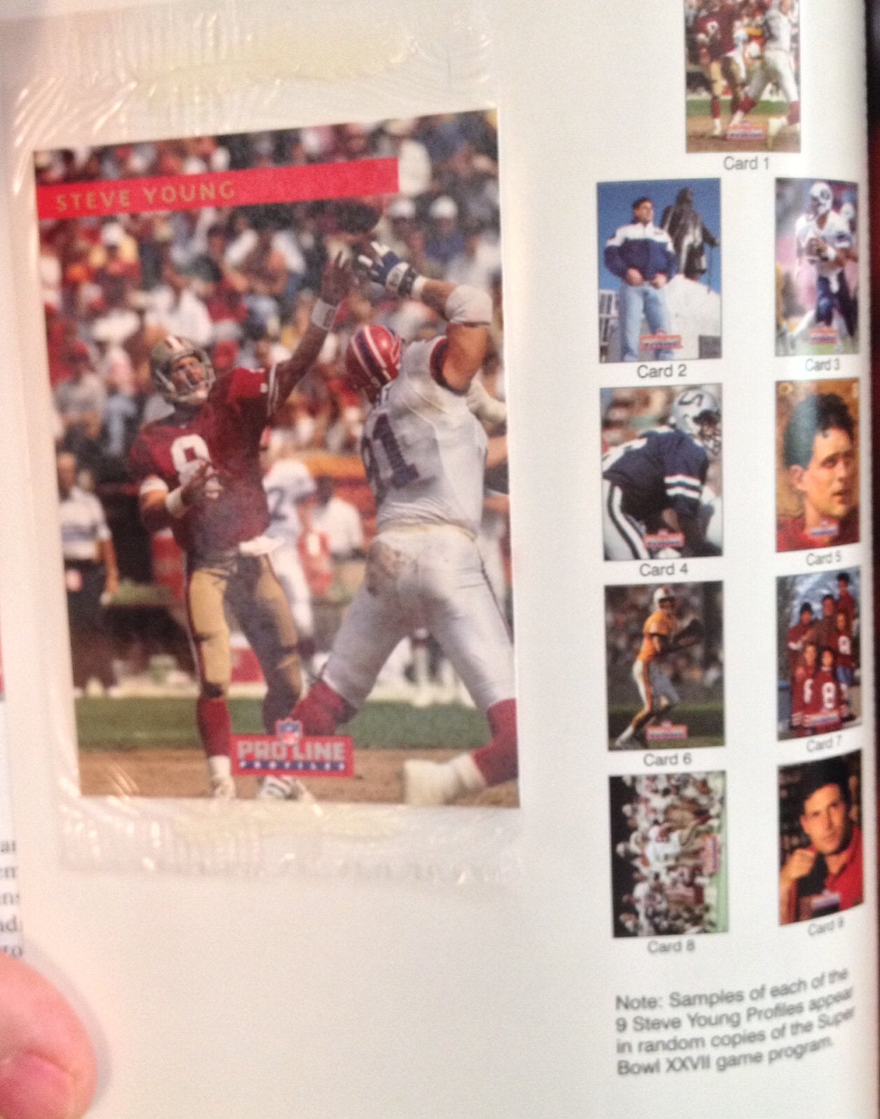 1993 Official Super Bowl XXVII Game Program With Trading Cards used book depot