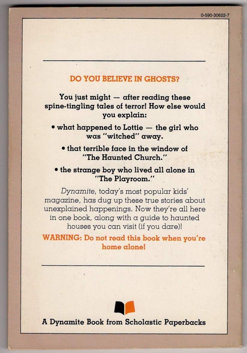 Dynamite Book of Ghosts and Haunted Houses used book depot