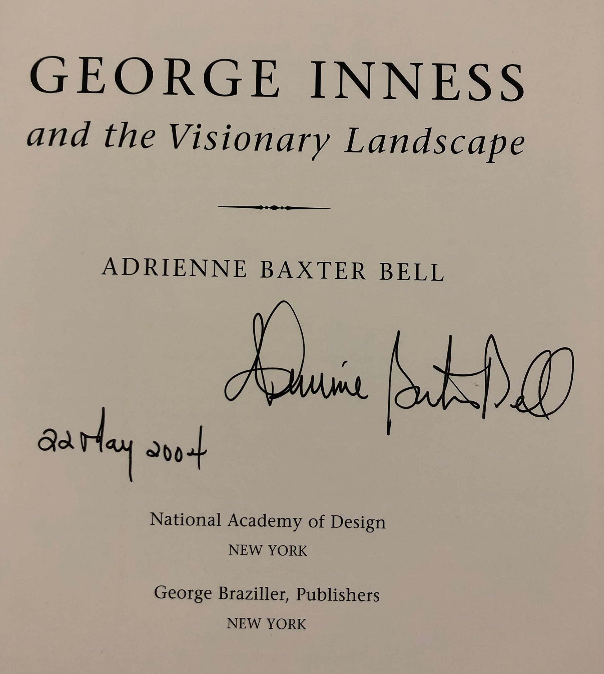 George Inness and the Visionary Landscape used book depot