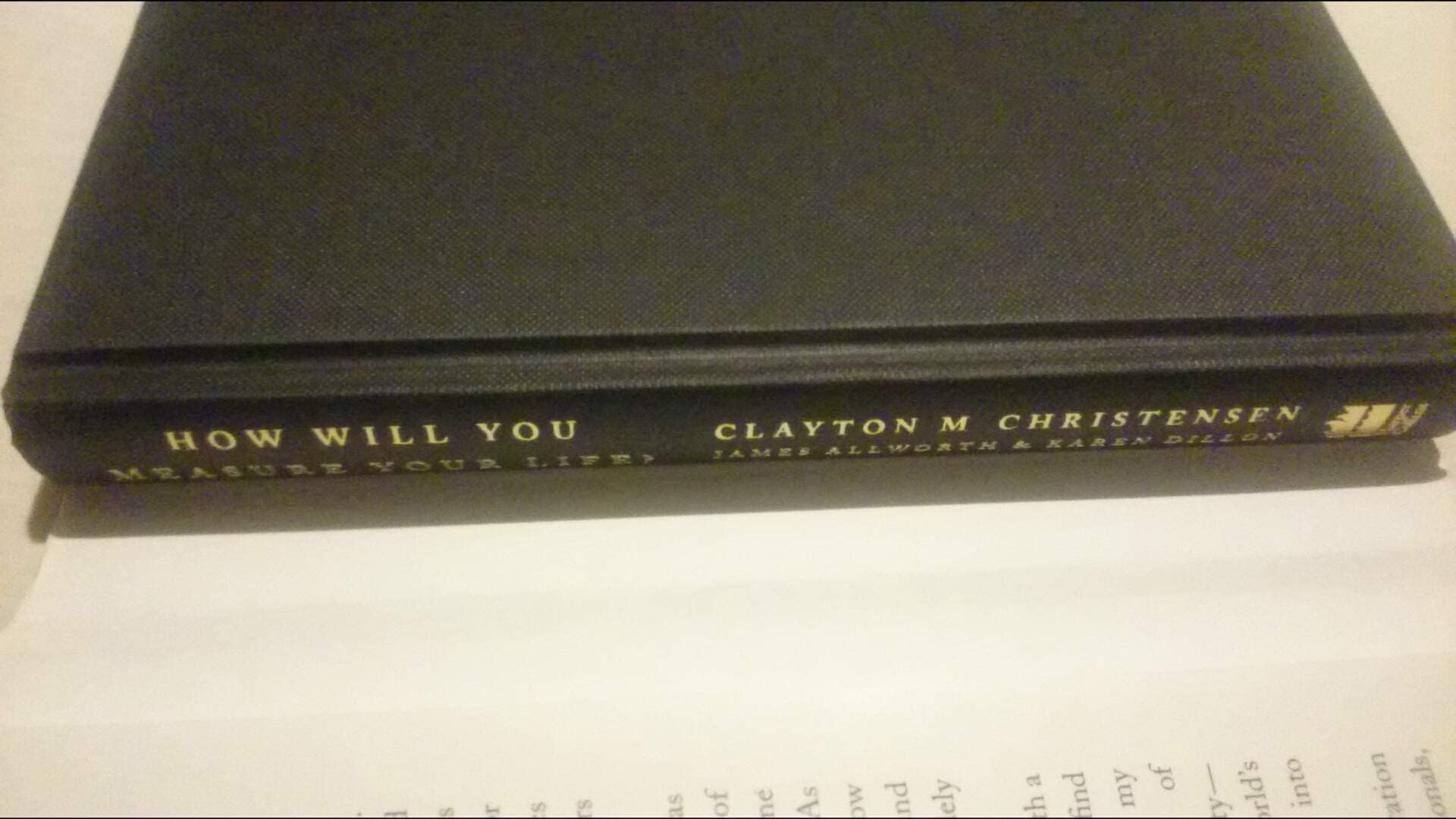 How Will You Measure Your Life? used book depot