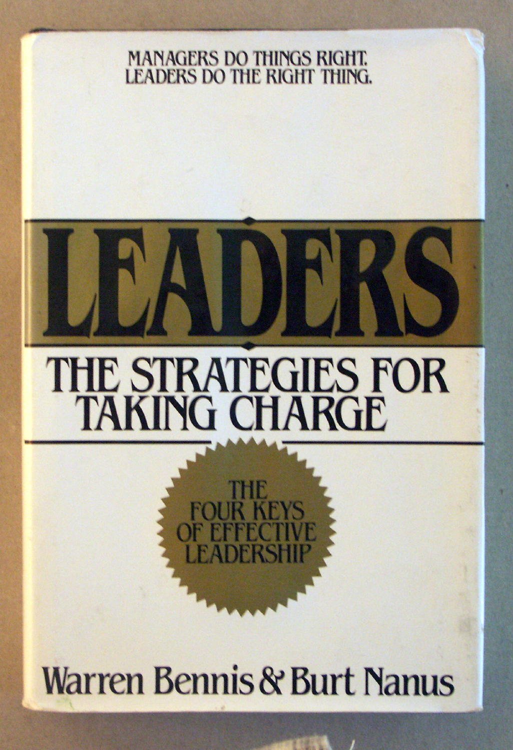 Leaders: The Strategies for Taking Charge used book depot