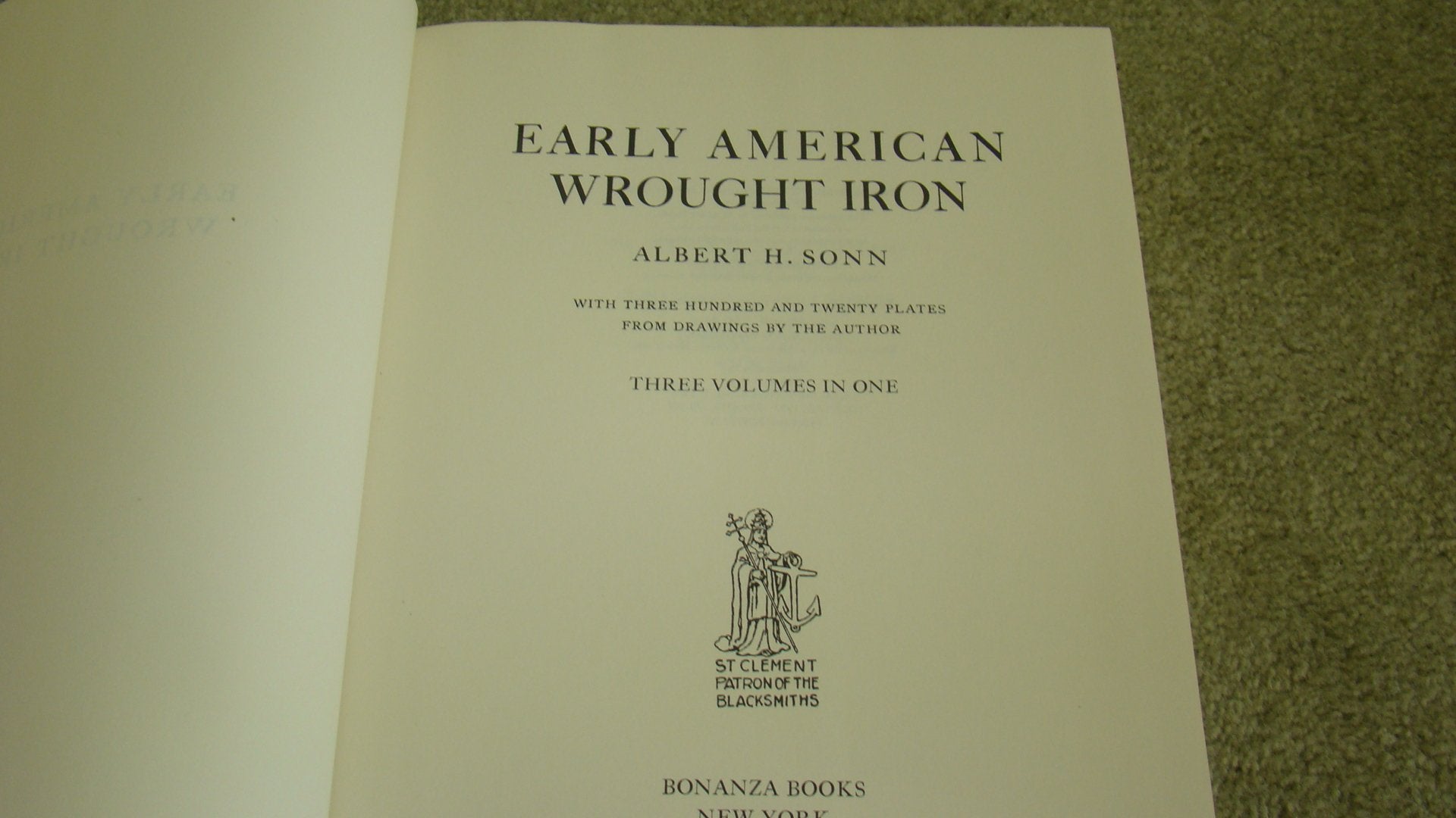 Early American Wrought Iron - Three Volumes in One used book depot