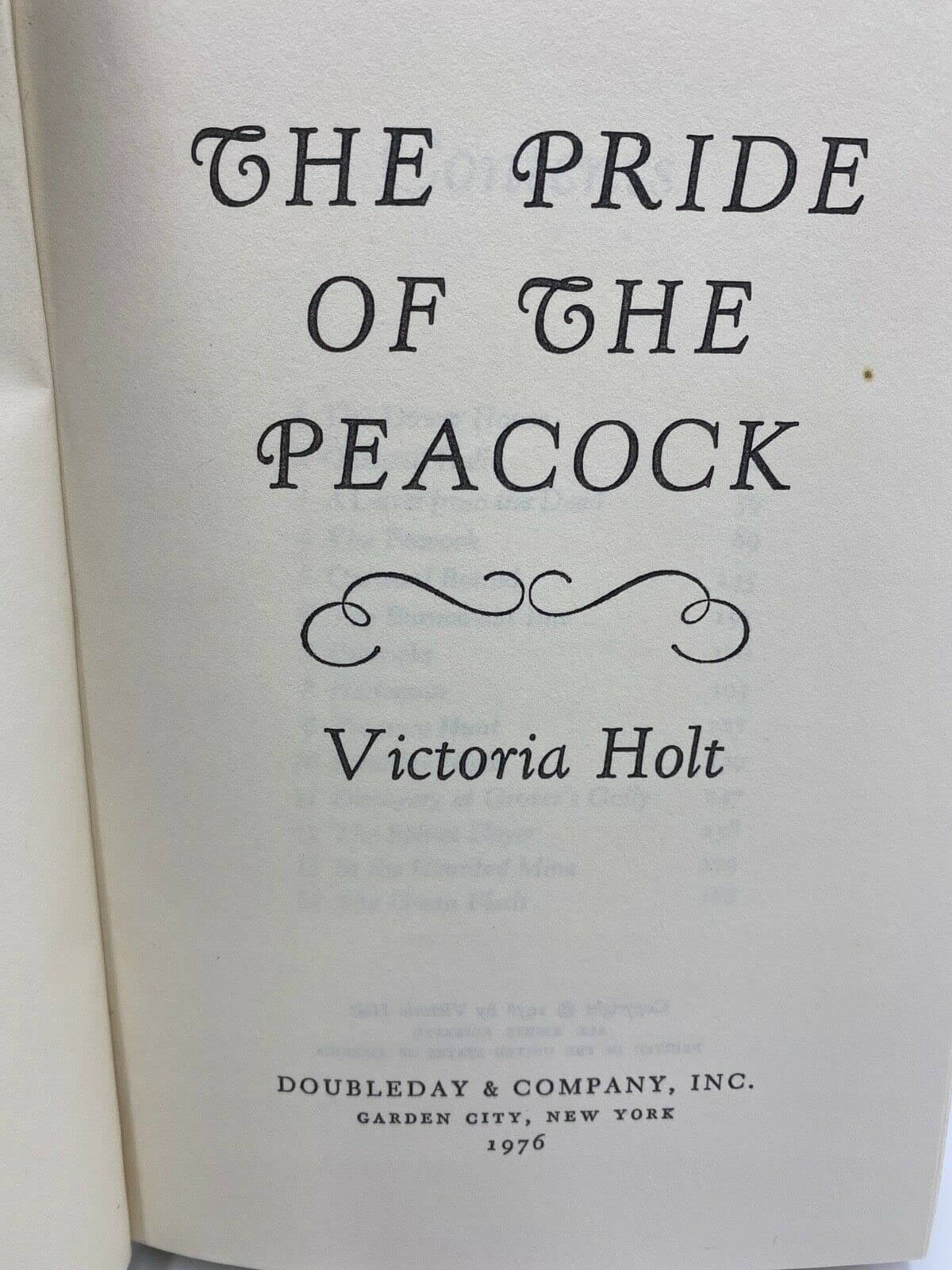 The Pride of the Peacock used book depot