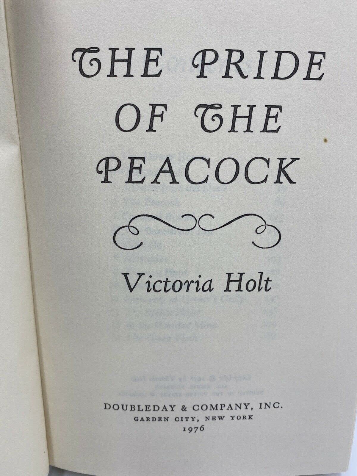 The Pride of the Peacock