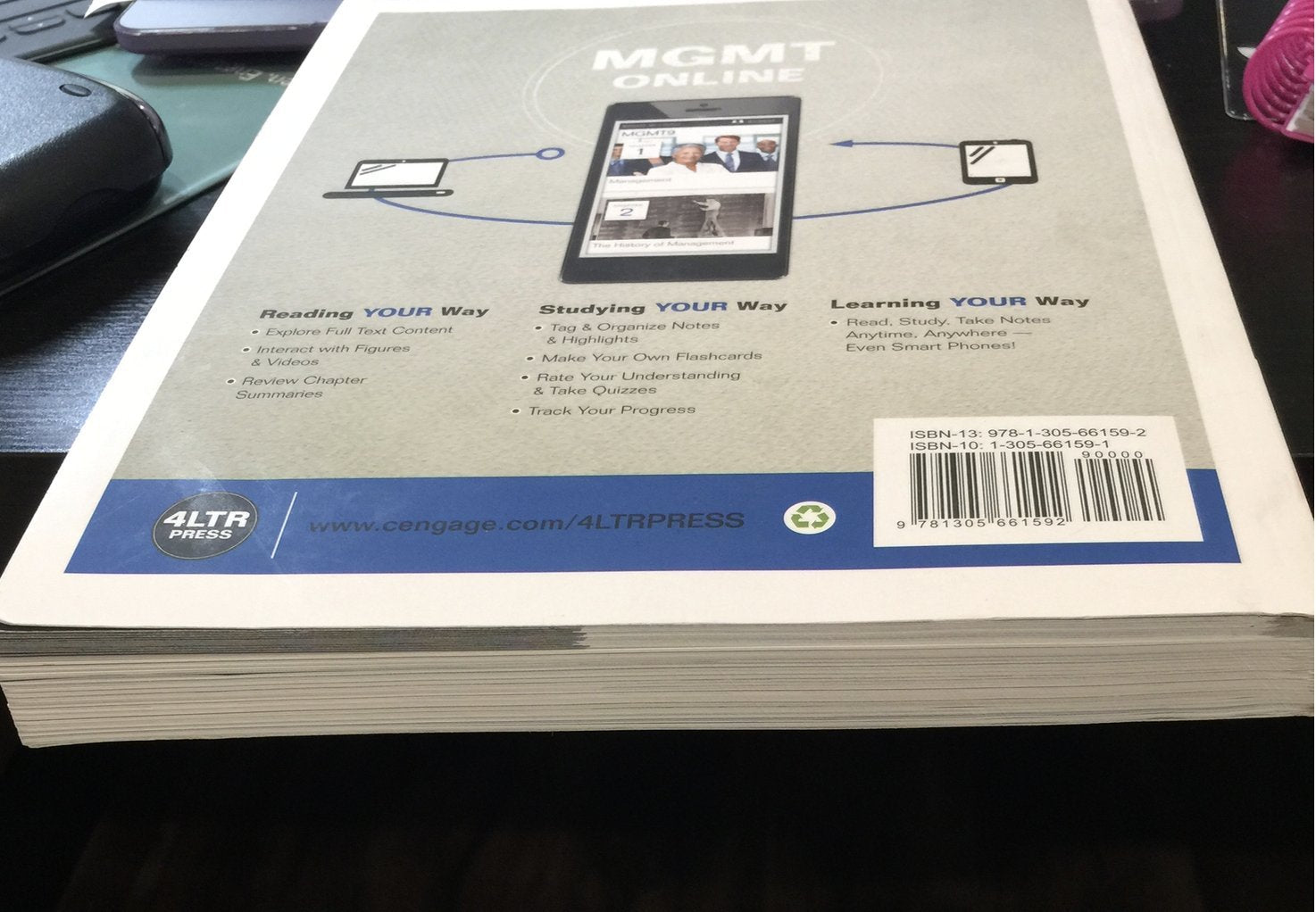 MGMT (with MGMT Online, 1 term (6 months) Printed Access Card) (New, Engaging Titles from 4LTR Press) used book depot