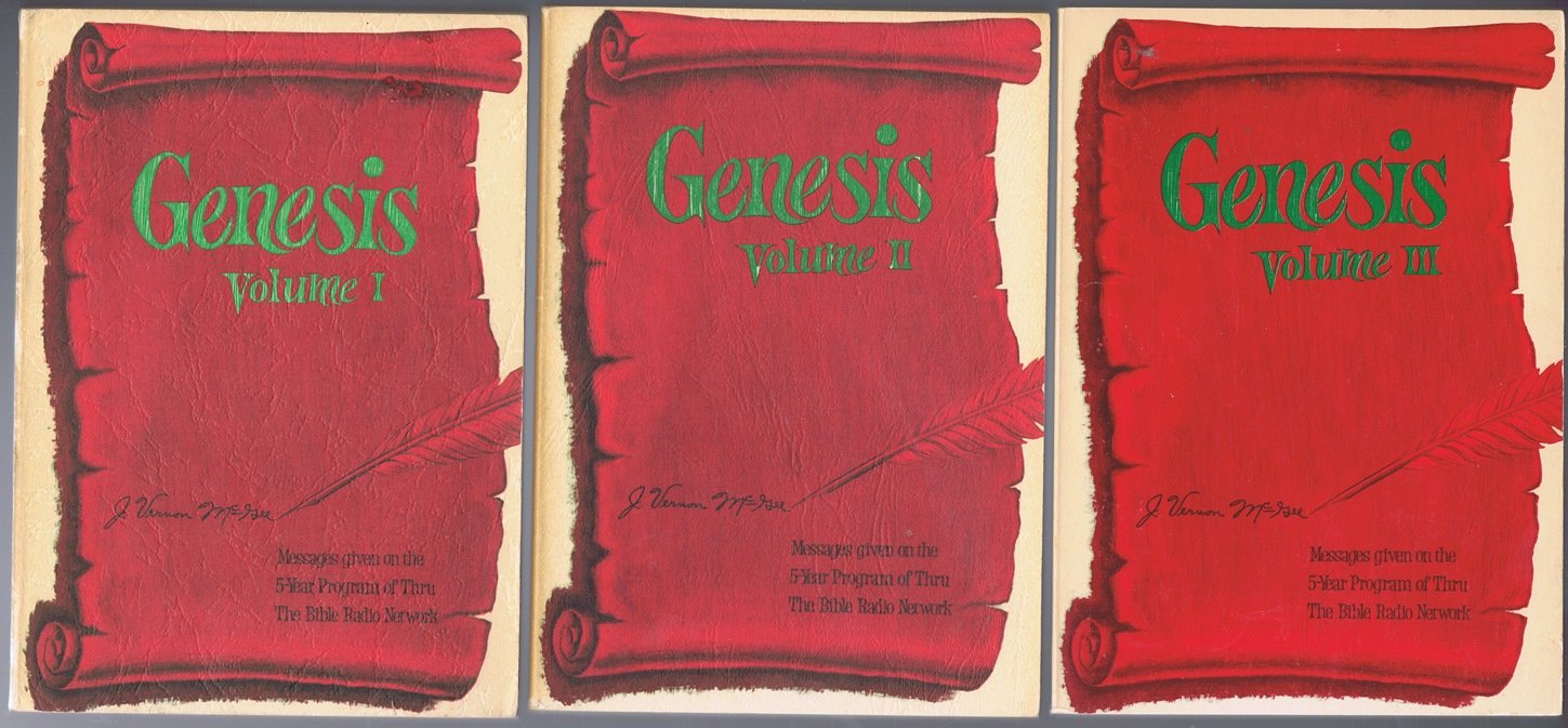 GENESIS: Volume 1, Chapters 1-15; Volume 2, 16-33; & Volume 3, 34-50 (Set, Volumes I, II, and III) used book depot