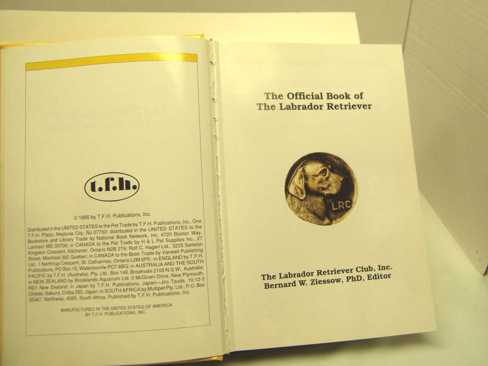 The Official Book of the Labrador Retriever used book depot