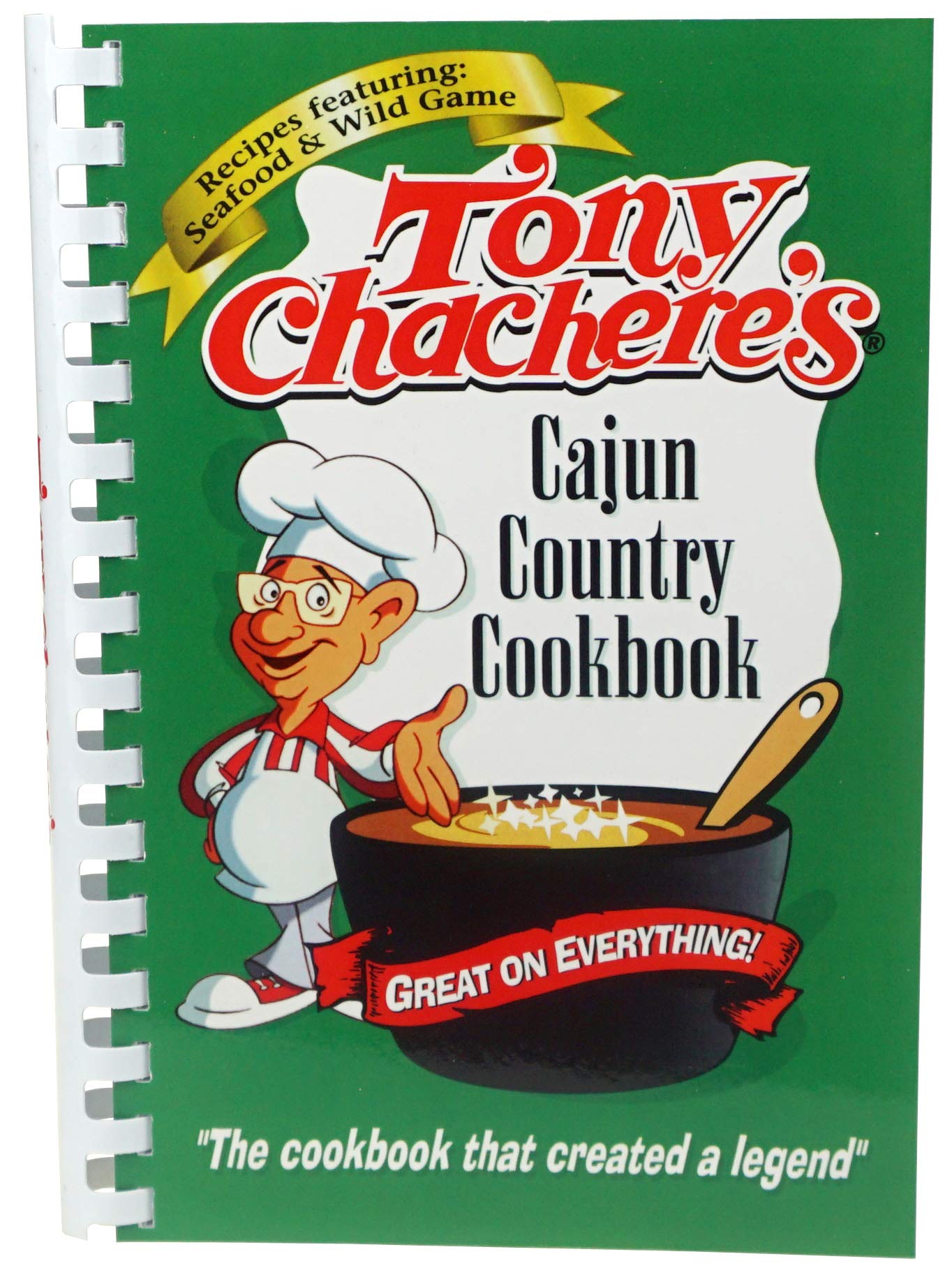 Tony Chachere's Cajun Country Cookbook used book depot