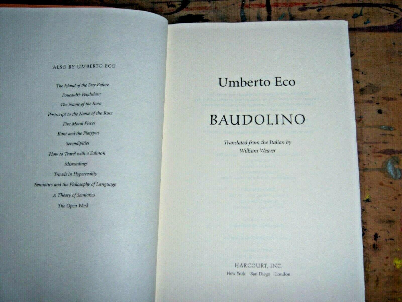 Baudolino used book depot