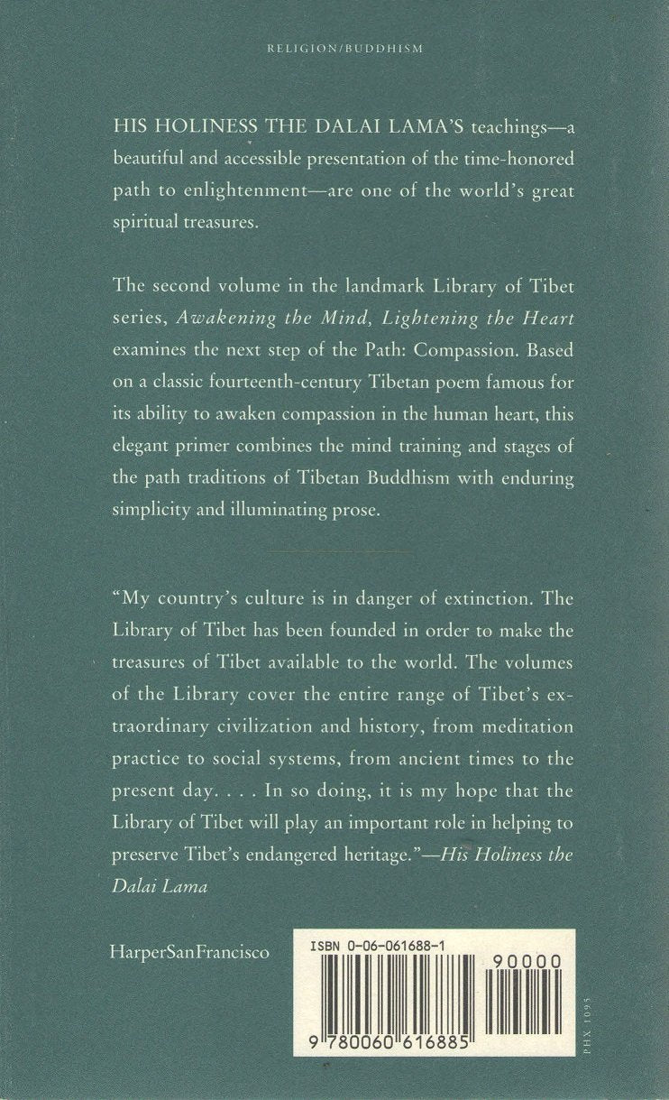 Awakening the Mind, Lightening the Heart : Core Teachings of Tibetan Buddhism used book depot