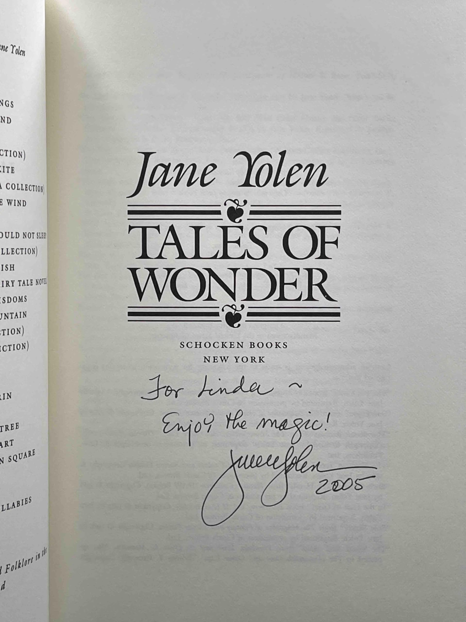 Tales of Wonder used book depot