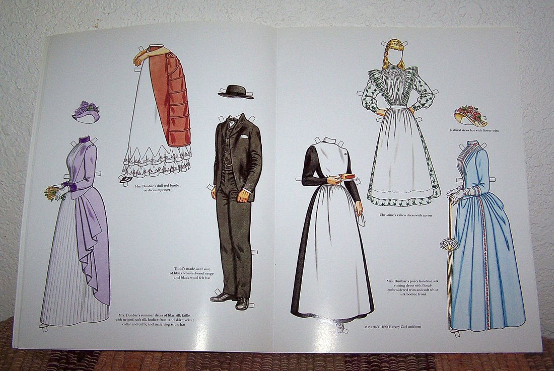 Far from Home: West by Rail With the Harvey Girls Paper Dolls