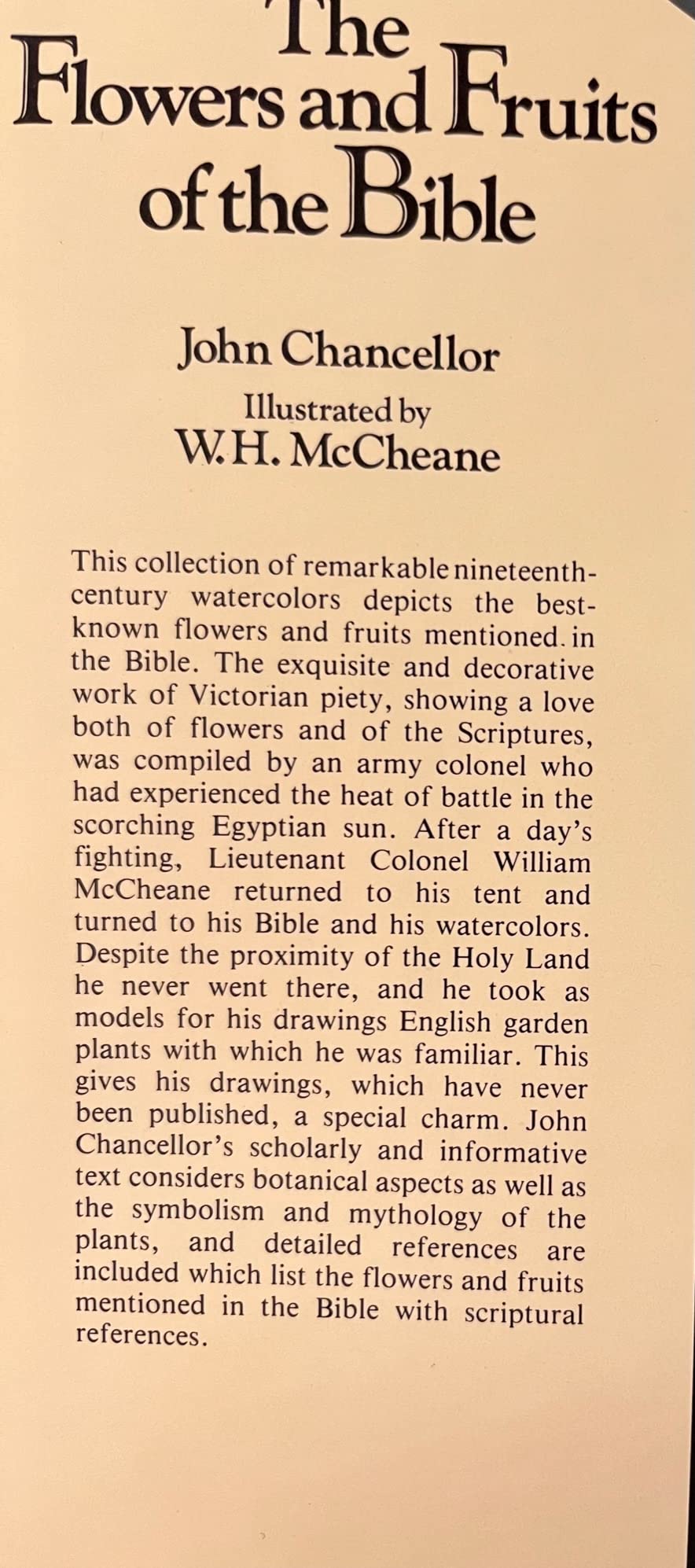 The Flowers and Fruits of the Bible used book depot