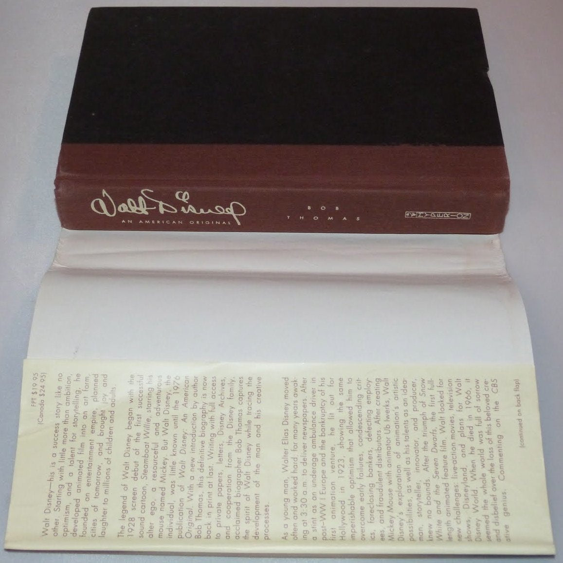 Walt Disney: An American Original used book depot