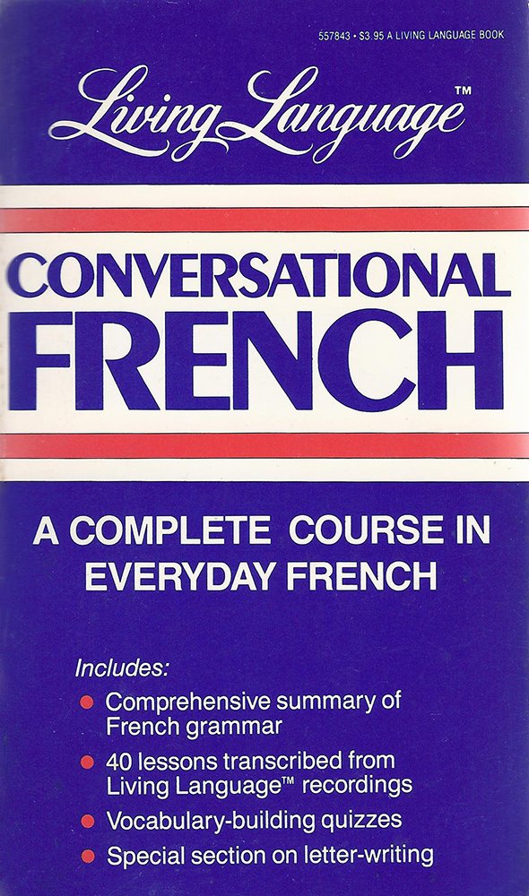 Living Language Conversational French used book depot