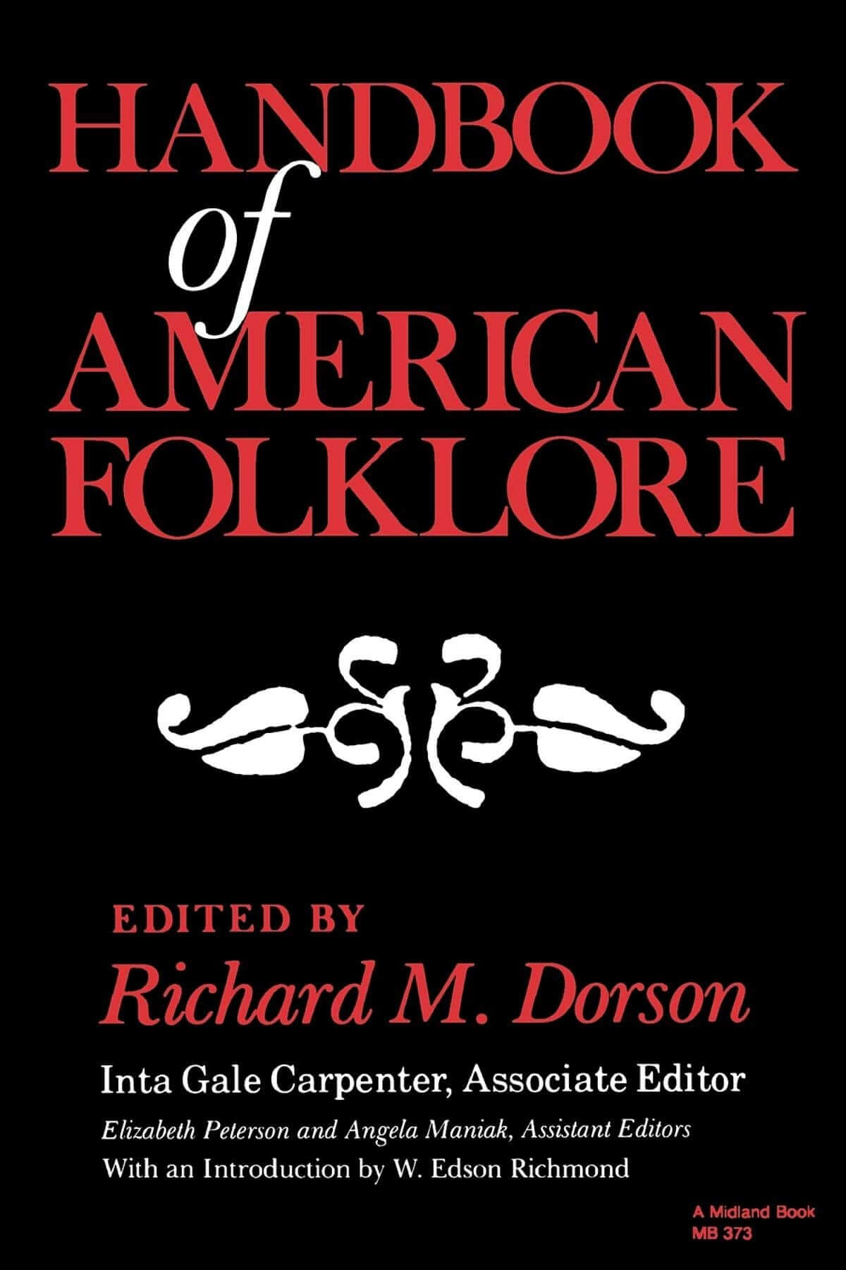 Handbook of American Folklore used book depot