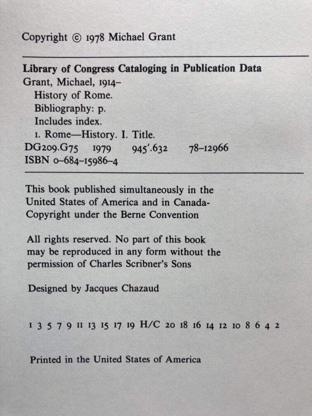 History of Rome used book depot