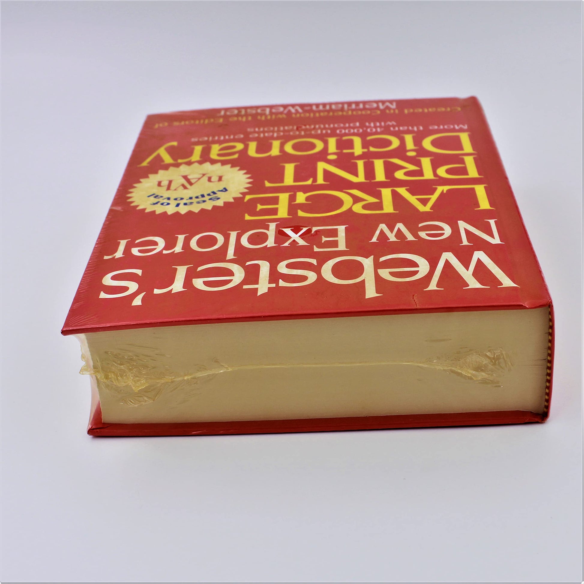 Webster's New Explorer Large Print Dictionary used book depot