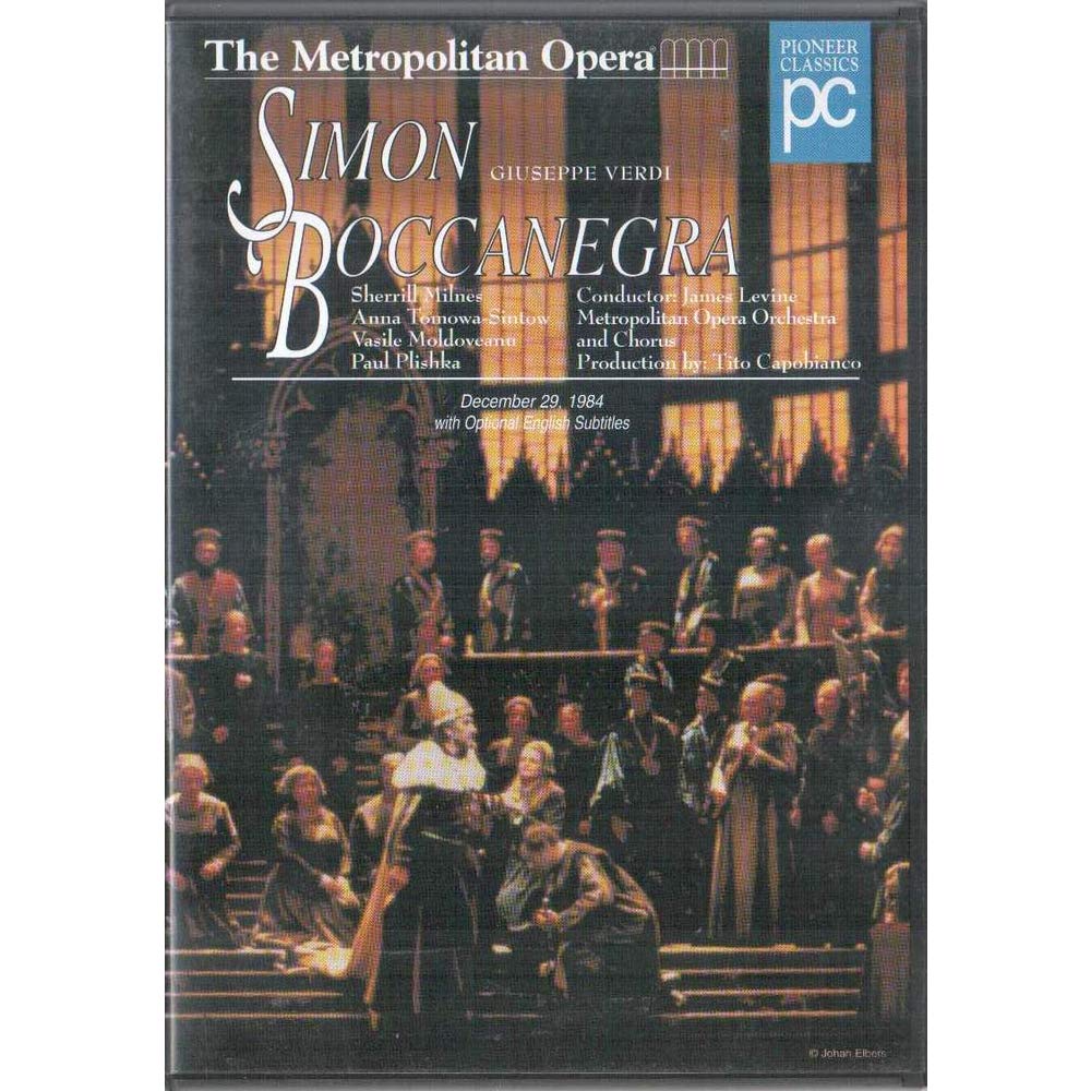Verdi - Simon Boccanegra / James Levine, The Metropolitan Opera used book depot