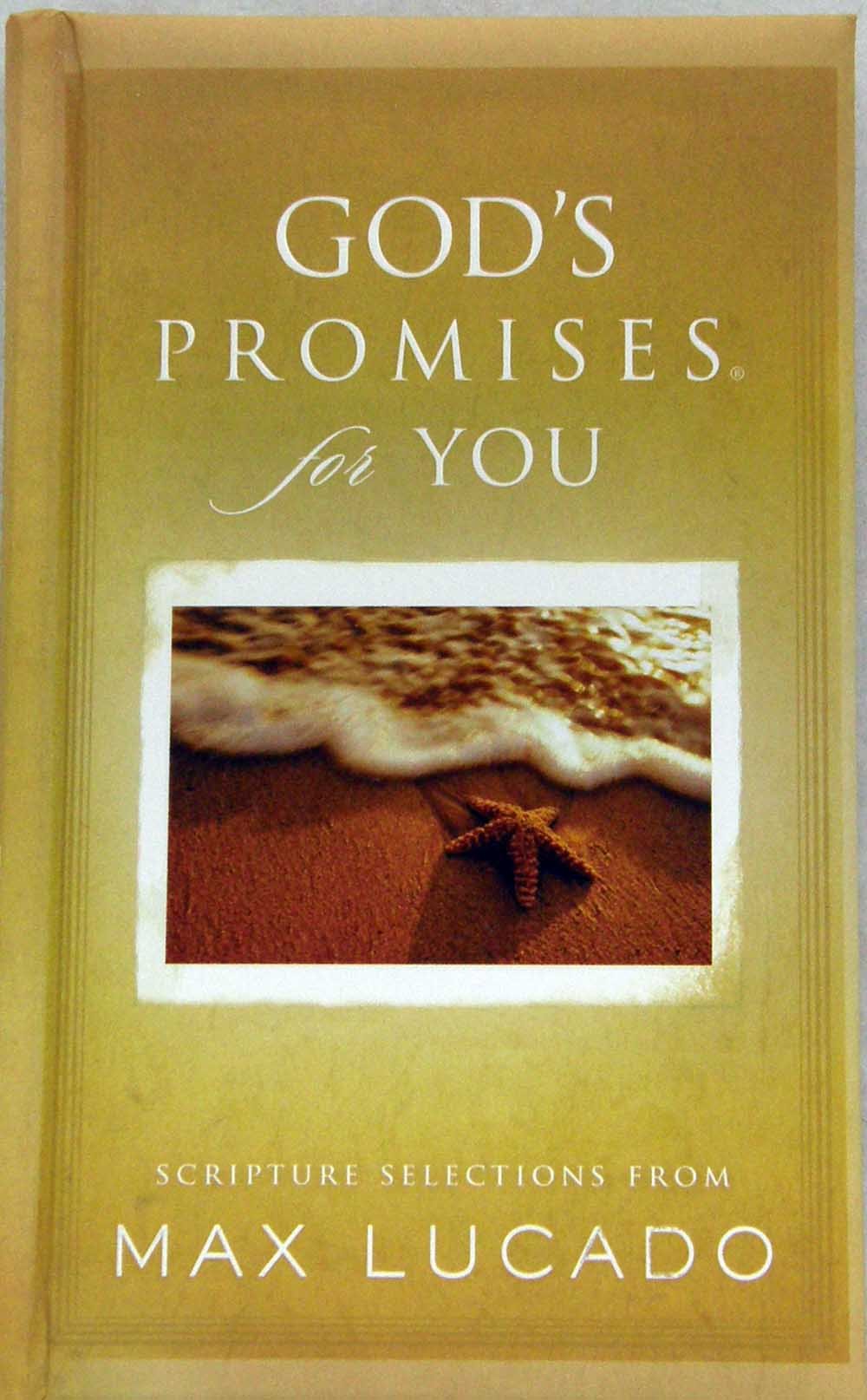 GOD'S PROMISES for YOU: Scripture Selections from Max Lucado used book depot