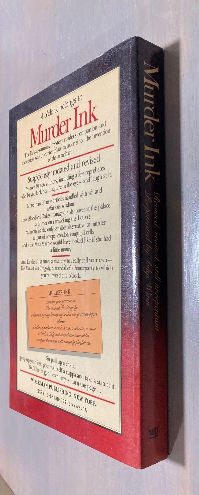 Murder Ink: Revived, Revised, Still Unrepentant Perpetrated by Dilys Winn used book depot