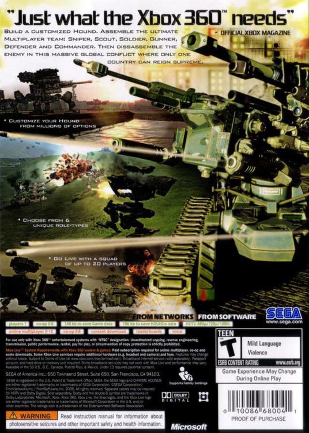 Chromehounds - Xbox 360 used book depot