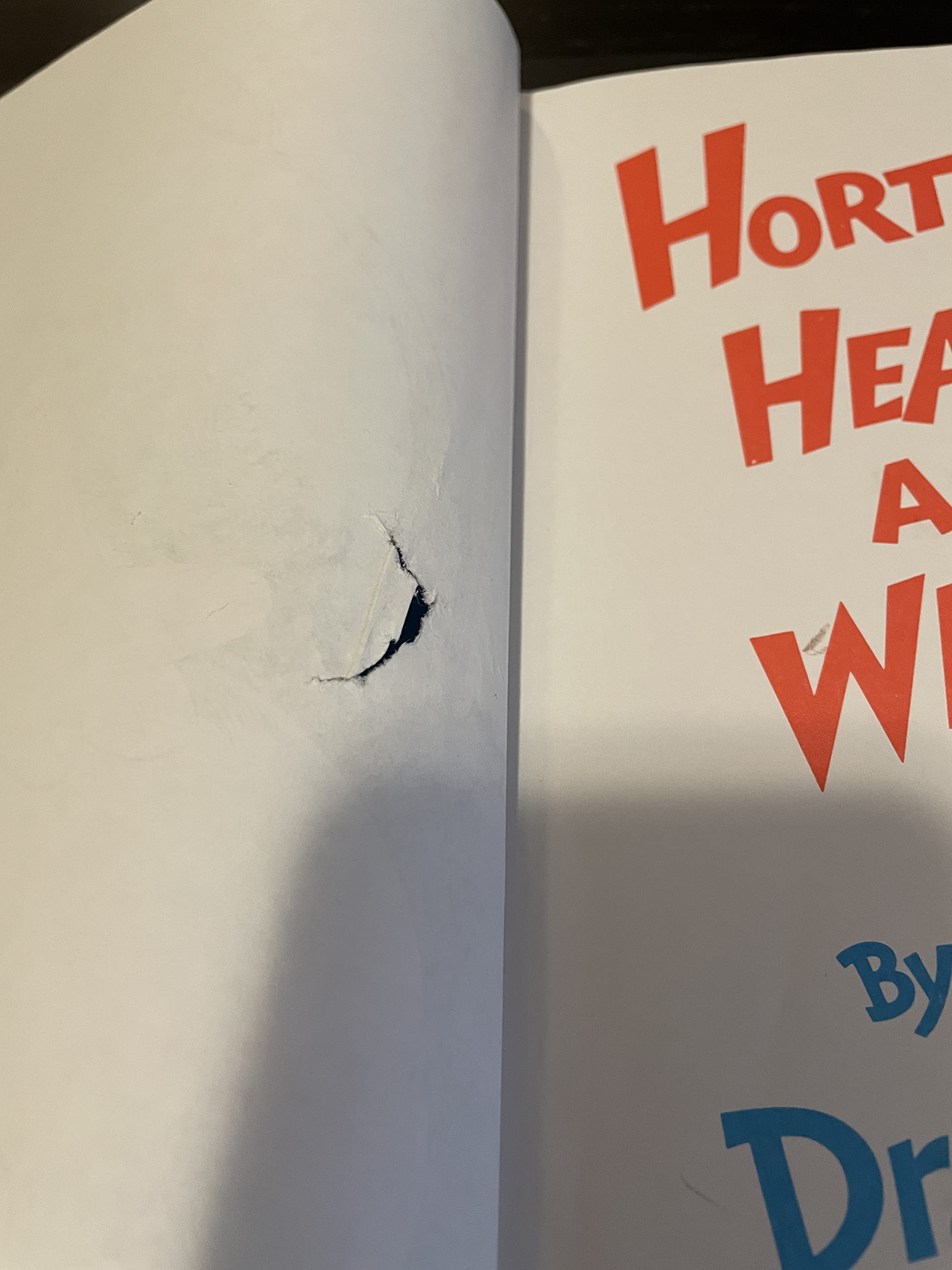 Horton Hears a Who! used book depot