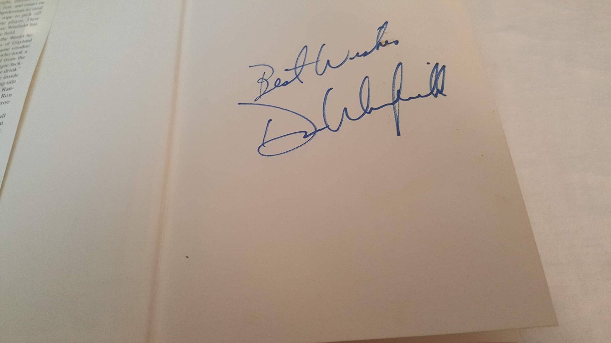 Winfield: A Player's Life used book depot