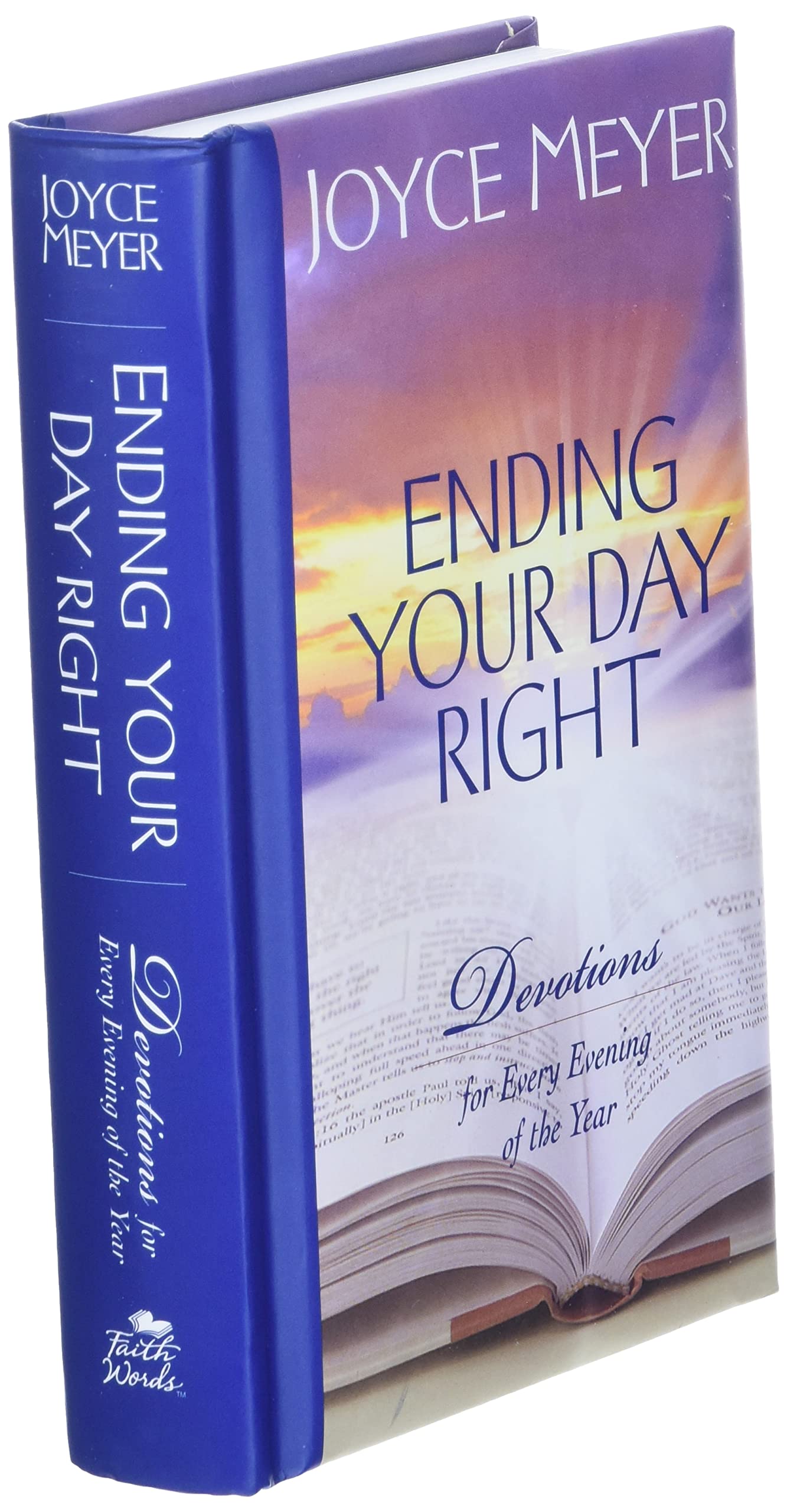 Ending Your Day Right: Devotions for Every Evening of the Year used book depot