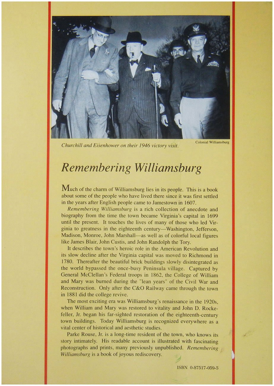 Remembering Williamsburg