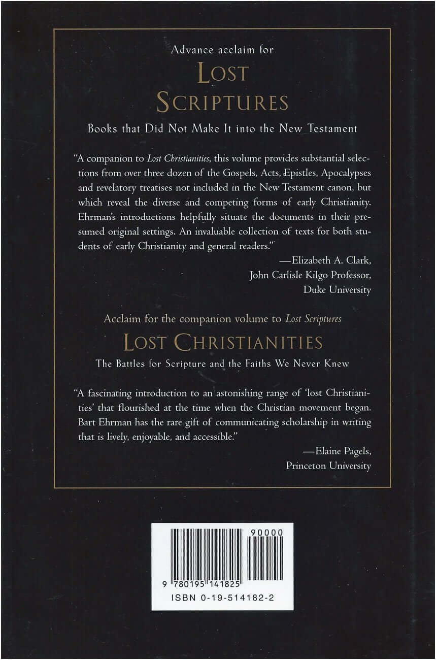 Lost Scriptures: Books that Did Not Make It into the New Testament used book depot
