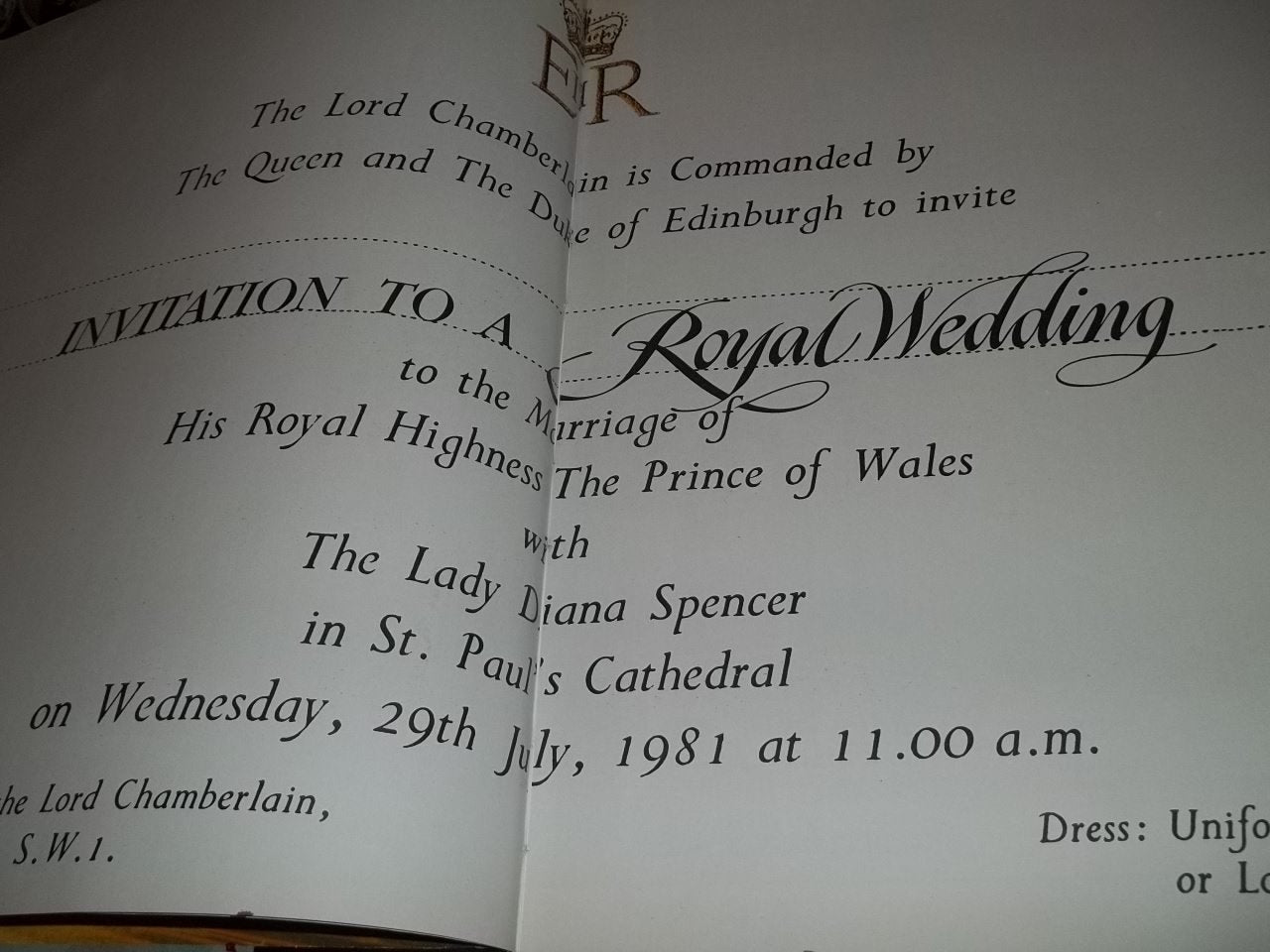 Invitation to a Royal Wedding: Charles and Di, Featurnig in Full Colour the Wedding Day's Pageantry and Splendour, Plus 34 Honeymoon Photographs used book depot