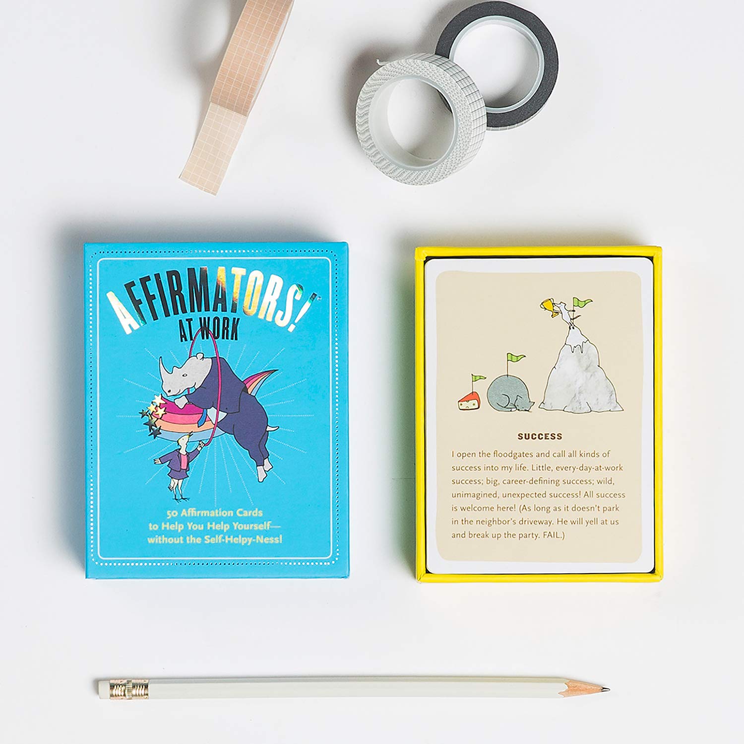 Affirmators! at Work Deck: 50 Affirmation Cards to Help You Help Yourself - Without the Self-helpy-ness! used book depot