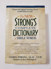 The New Strong's Complete Dictionary of Bible Words used book depot