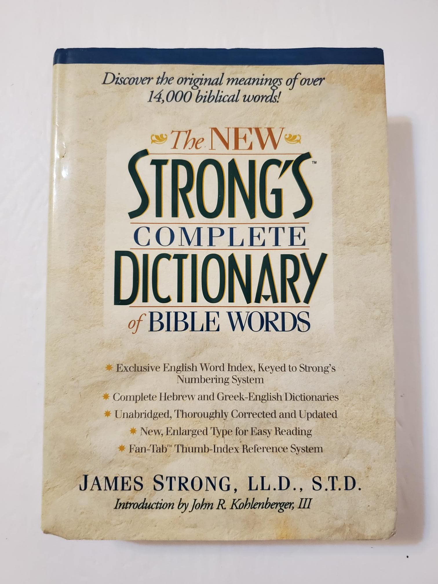 The New Strong's Complete Dictionary of Bible Words used book depot