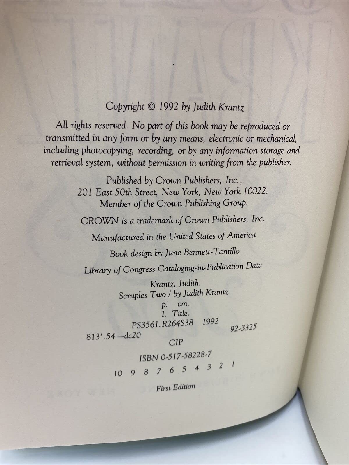 Scruples Two used book depot